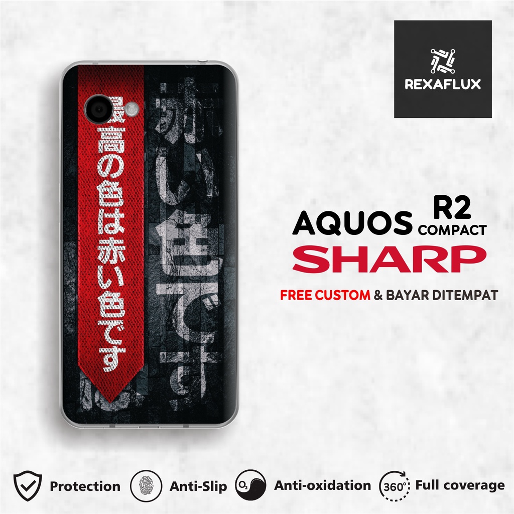 *2PCS* SHARP AQUOS R2 COMPACT Garskin Case/Stiker Protector Free Customs & COD