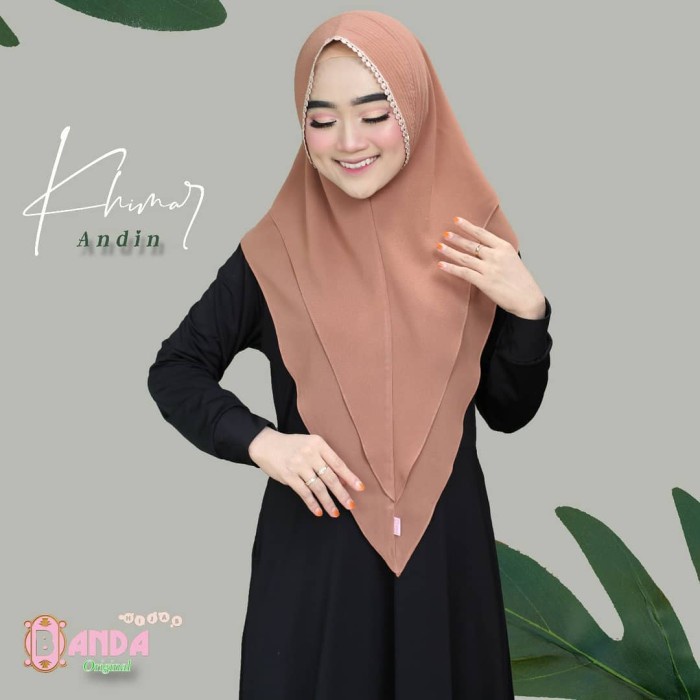 Jilbab Instan Syari Hijab Khimar Ceruti Sifon 2 Layer Naura Khimar