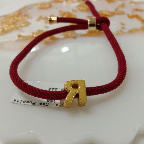 Gelang tali liontin emas kuning kadar 375 - PESANAN Supriyanto (ABRI) - SUBANG