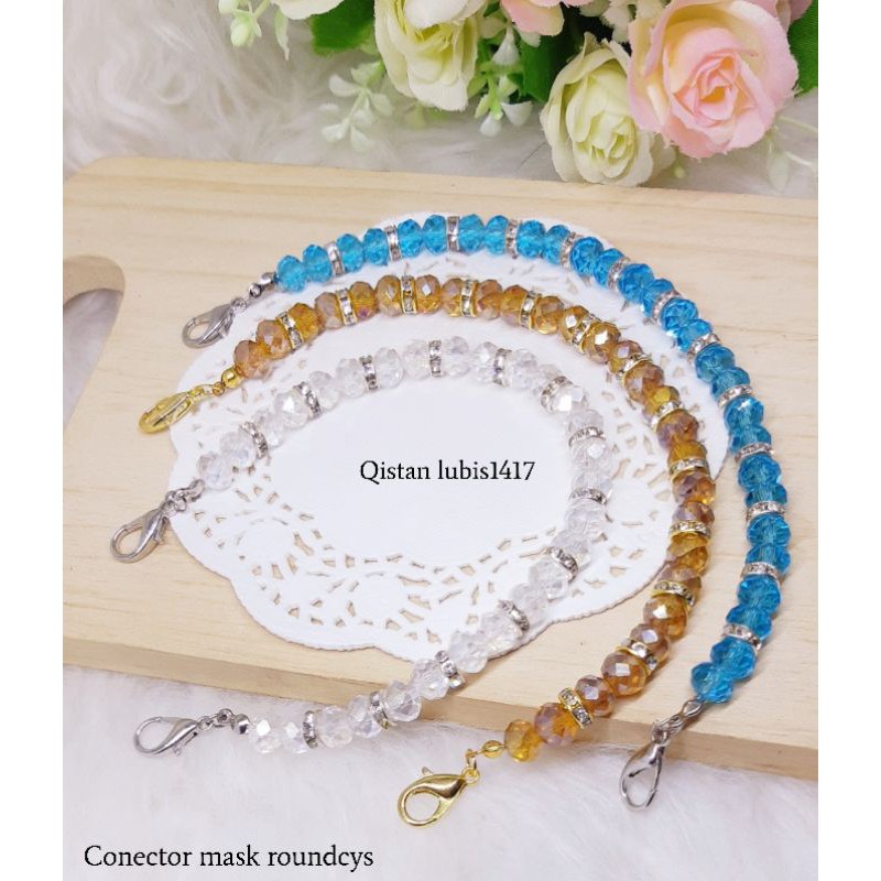 conector mask crystal roundel/polos beli 10 free 2