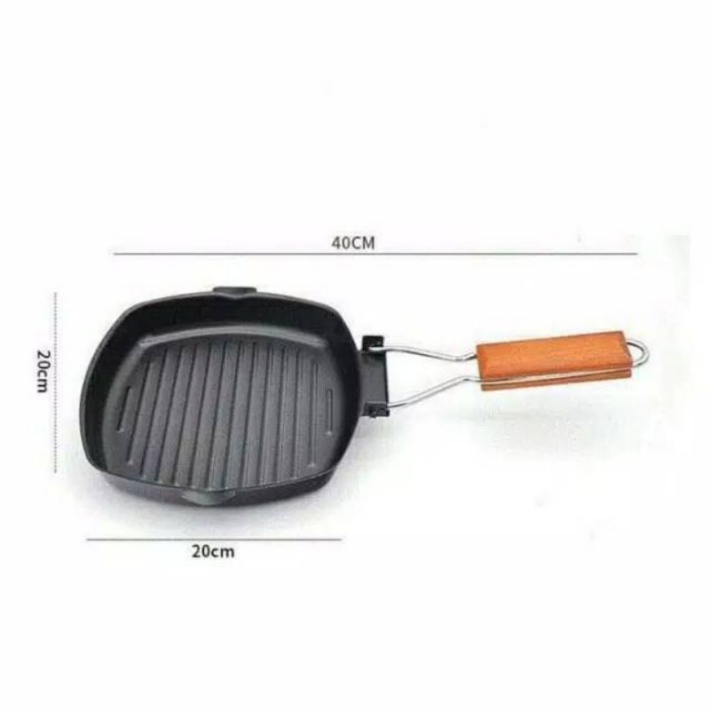 SQUARE GRILL PAN 20 CM / PAN GRILL KOTAK