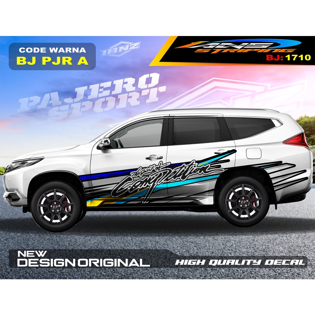 STICKER MOBIL PAJERO FORTUNER / STIKER MOBIL GRAND LIVINA / VARIASI STIKER PAJERO / STIKER MOBIL