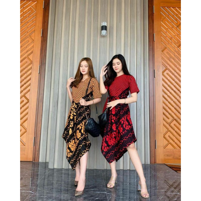 DRESS BATIK MODEL LANCIP