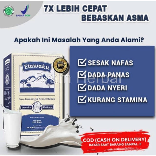 

Bram Herbal - Etawaku Platinum Susu Kambing Kesehatan Untuk Sendi dan Tulang