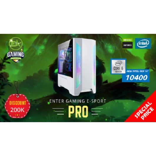 PC Rakitan Enter Gaming E-Sports PRO INTEL I5-10400 X