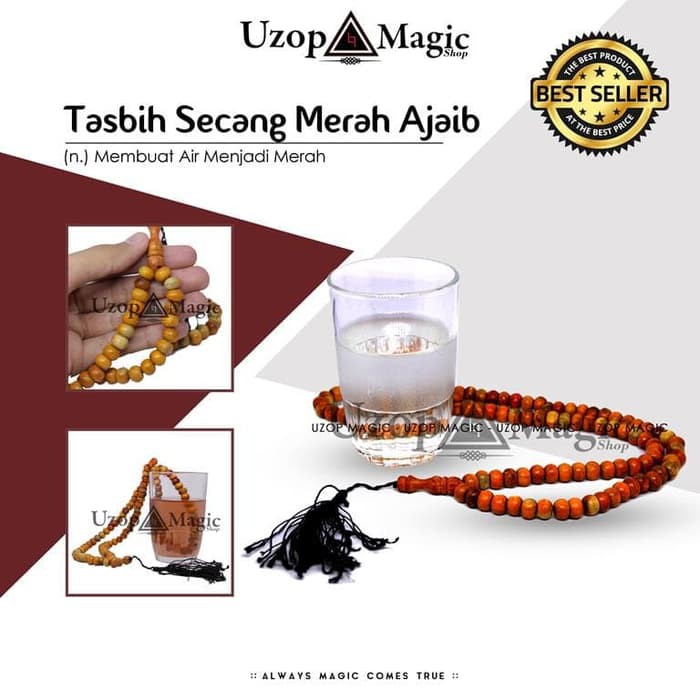 Tasbih - Perlengkapan Ibadah Tasbih Secang Ajaib (Alat Sulap, Paranormal Magic) Flash Deal