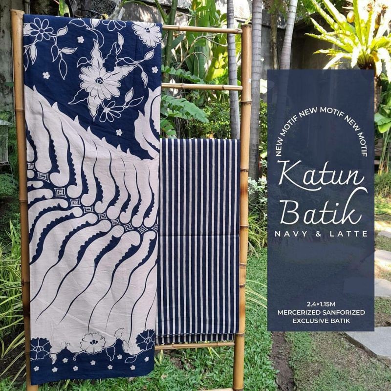 Kain batik solo alusan kembangan parang dongker
