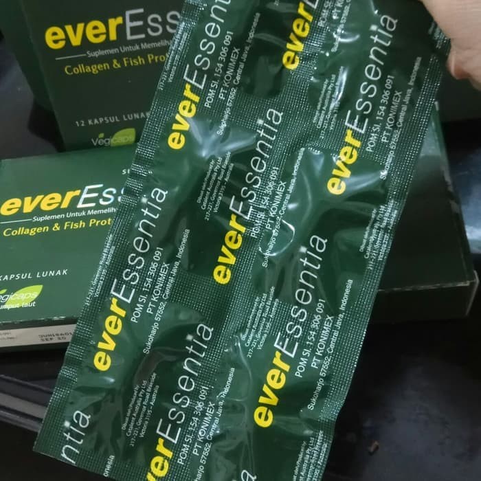 everEssentia box isi 12 kapsul lunak ED 05/21