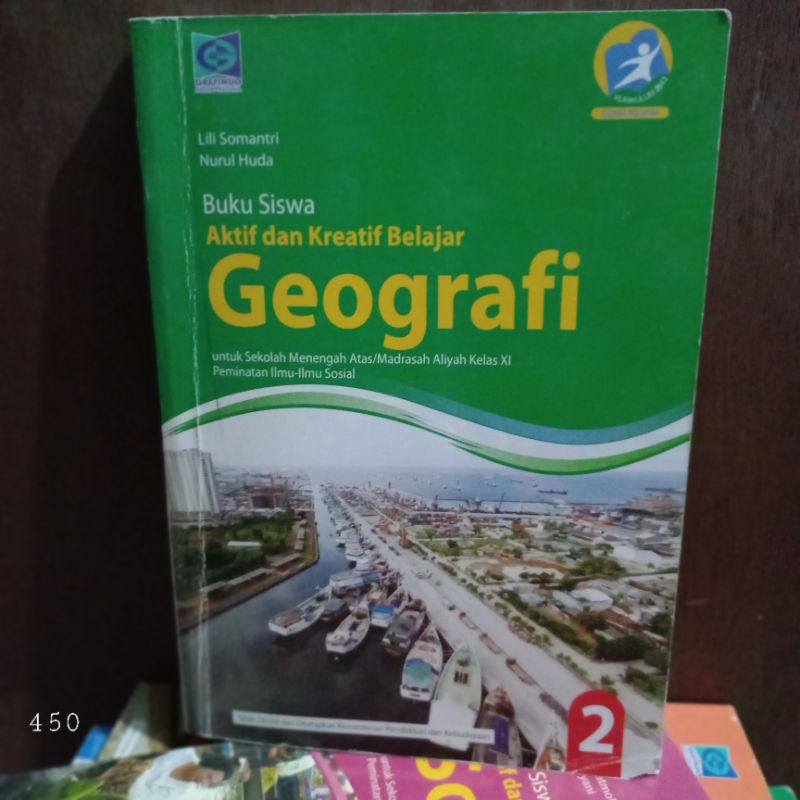 BUKU BEKAS GEOGRAFI SMA KELAS 2 GRAFINDO