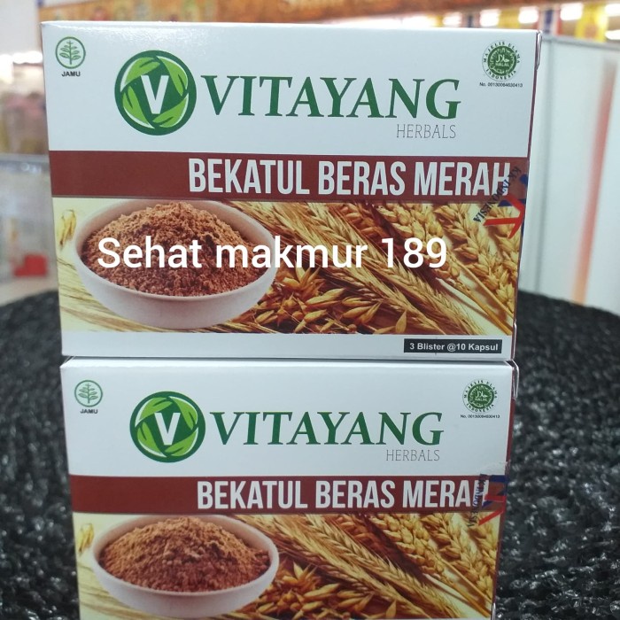 

VITAYANG BEKATUL BERAS MERAH KAPSUL