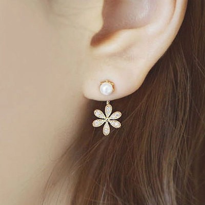 Anting Bunga Anting Wanita Perhiasan Earring Fashion A501