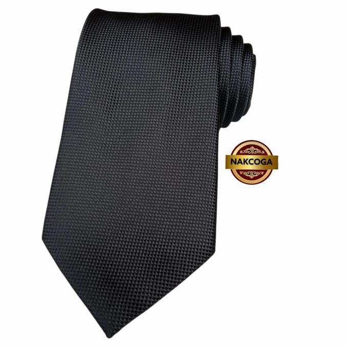 dasi pria hitam motif dasi kantor Panjang formal