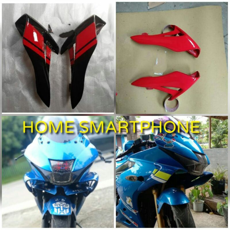 Aero winglet / aero dinamis / winglet / winglet samping GSX 150 R