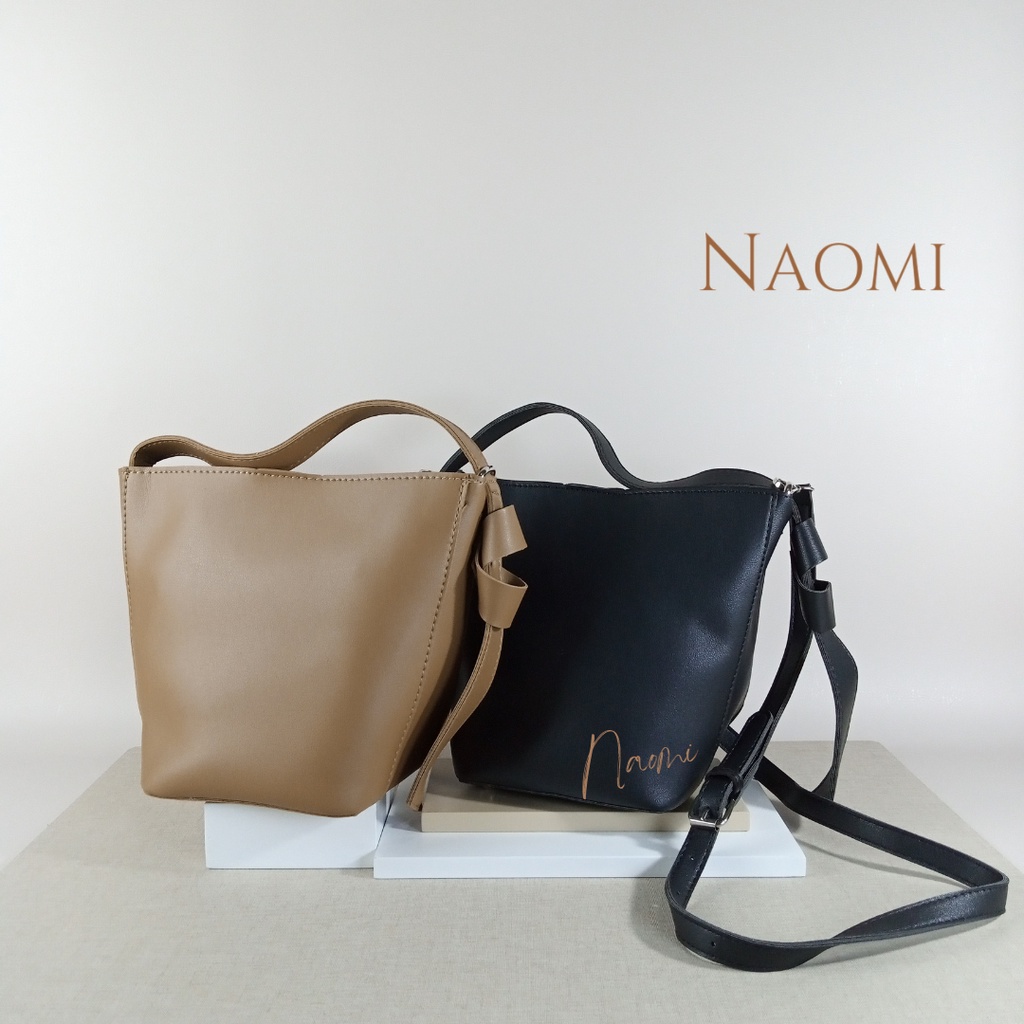 NAOMI - Theodora Sling Bag Import -  Tas Branded - Fashion Bag Wanita Black - Shoulder Bag - Sling Bag Premium Fashion - Tas Wanita - Tas Naomi - Naomi Bag