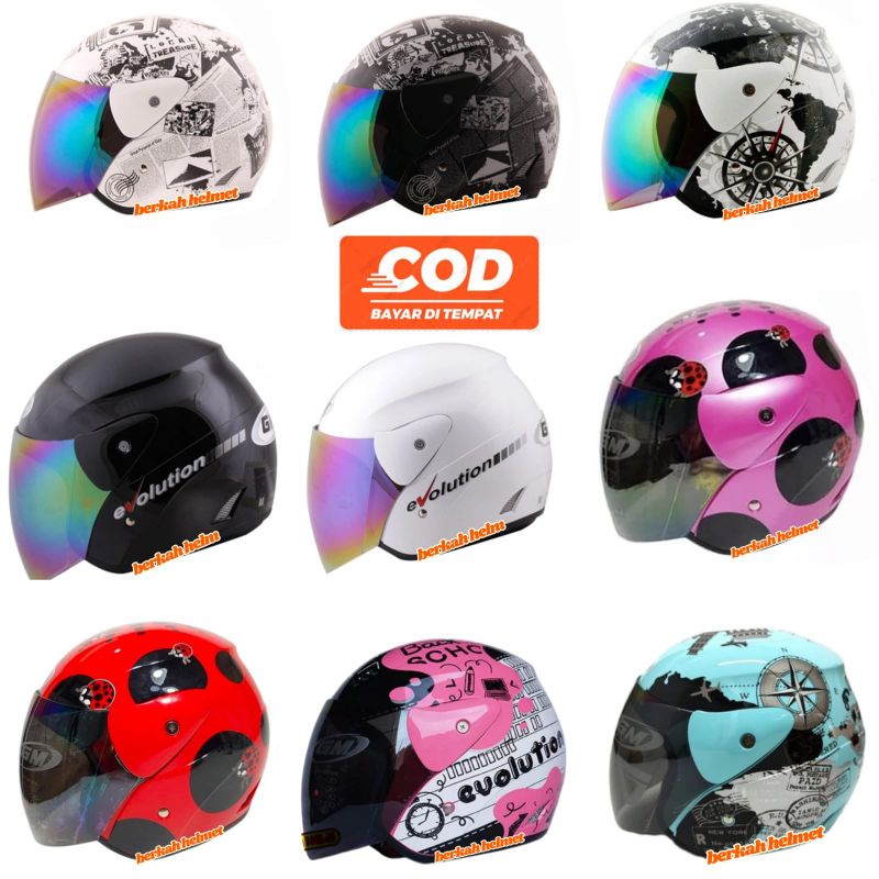 HELM GM EVOLUTION HELM HALf FACE ORiGINAL