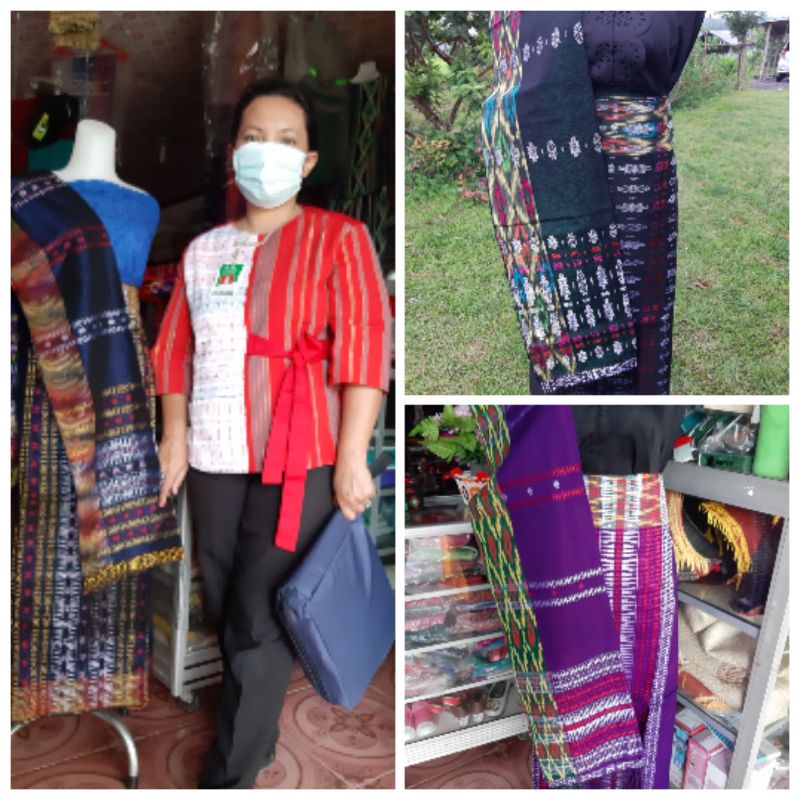 Songket Pucca Bintik Bunga Hait Sisi Nauli