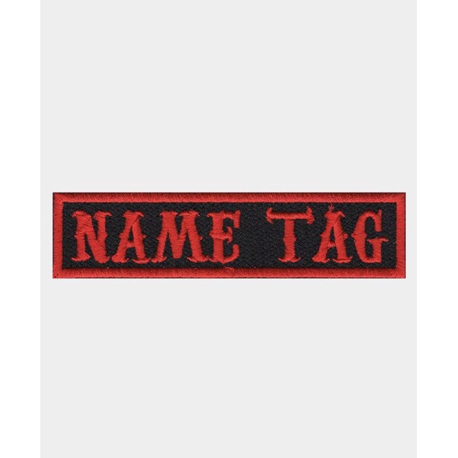 

Custom Name Tag Bordir 2.5 x 11 cm