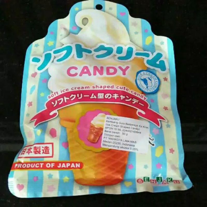 

Senjaku ice cream shaped candy 50gr