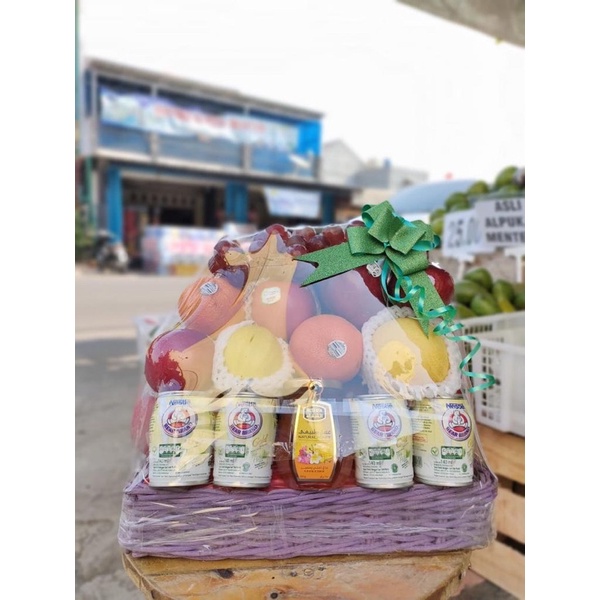 

parcel buah susu + madu