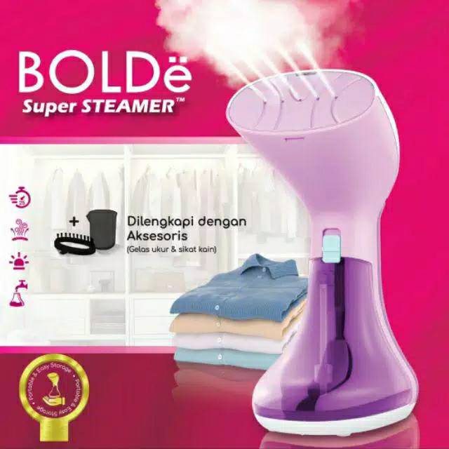 Setrika uap steamer BOLDE laviola - portable clothes dryer - 2 level