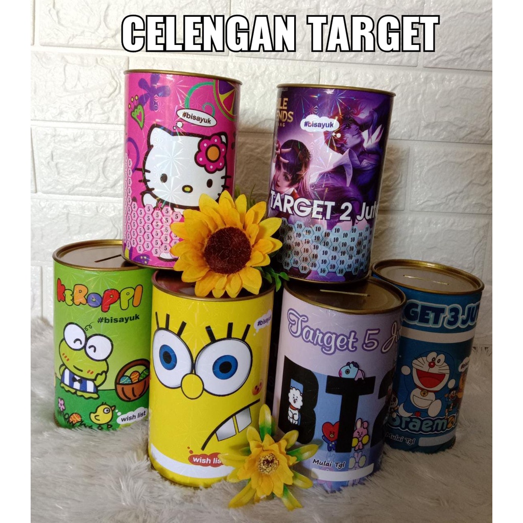 Celengan Target  / Celengan Viral / Tabungan Viral / Celengan Target Viral