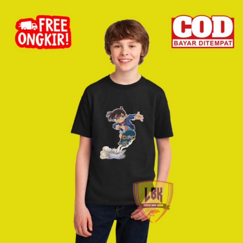 KAOS ANAK DETECTIVE CONAN / BAJU ANAK DETECTIVE CONAN / BAJU KAOS ANAK DETECTIVE CONAN TERBARU