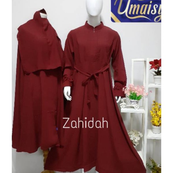 Gamis set wolpech ZAHIDAH