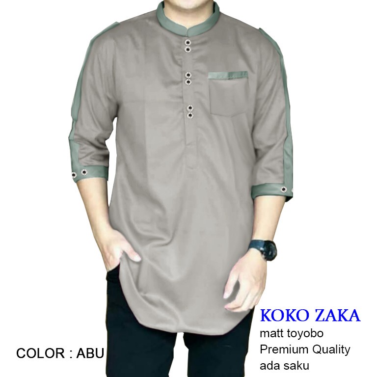 KOKO ZAKA Baju Koko Qurta Pria,Baju Koko Pria Terbaru,Termurah&Terlaris