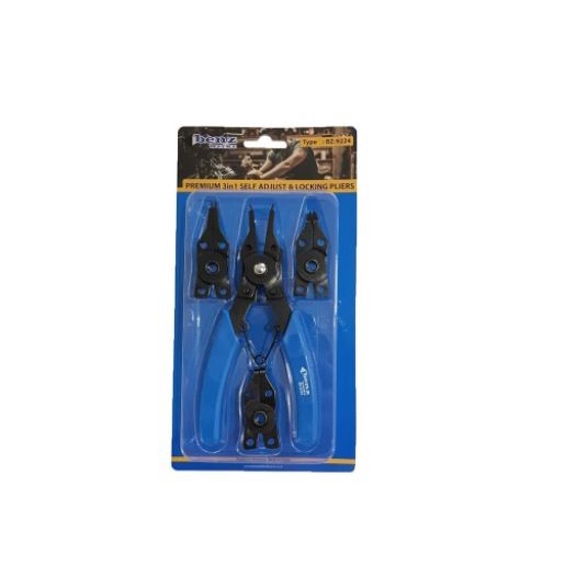 BENZ TANG Snap ring 4 in 1 Circlip Plier Set Pasang