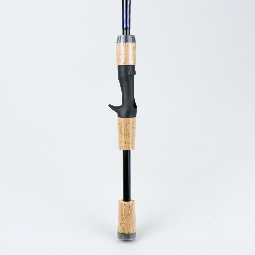 TaffSPORT stik pancing tongkat pancing Joran Pancing Baitcasting 1.8M Carbon 2 Segmen Telescopic