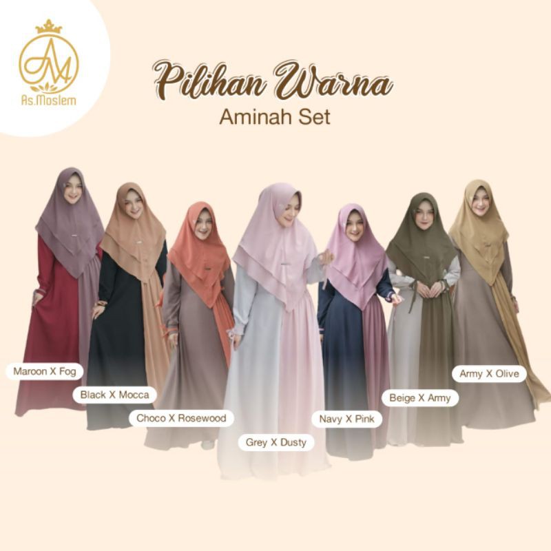 AMINAH set by As moslem