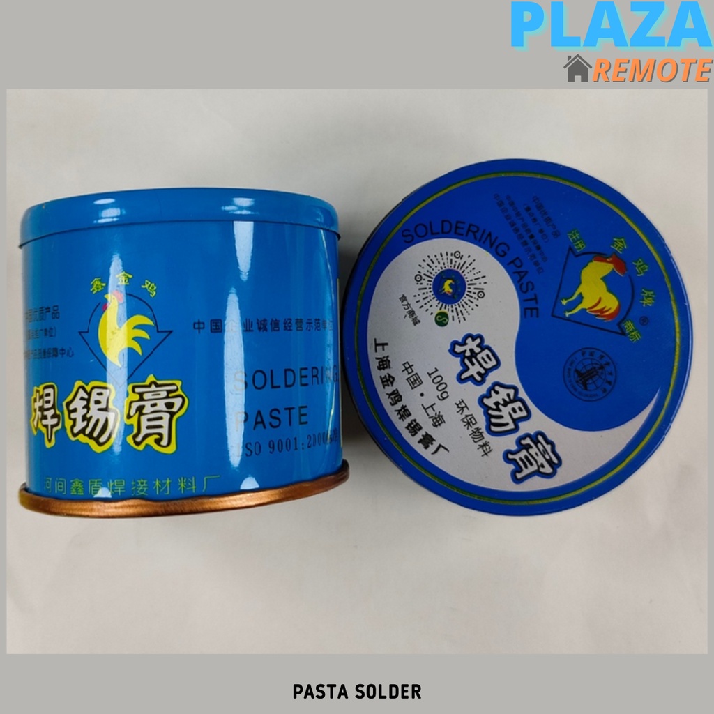 PASTA SOLDER 100G GRAM FLUXGREASE MINYAK SOLDERING PEMBERSIH UJUNG SOLDER TIDAK BERBAU