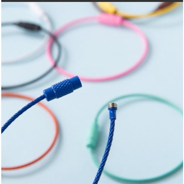 O Ring Besar/Tali Kawat Gantungan Kunci Mobil / Tas Warna-Warni Harga/1Pc