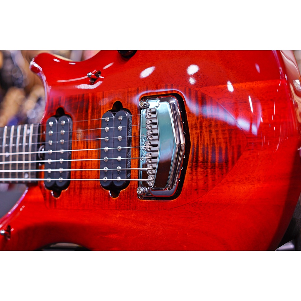 Ernie Ball Music Man John Petrucci Majesty 7-string - Red Sunrise M12232