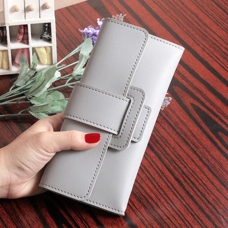 Dompet Panjang Wanita 6017 | Dompet Wanita Tri-Lipat