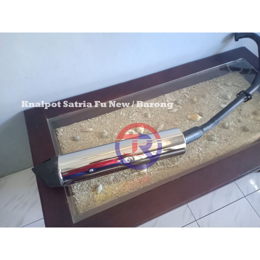 knalpot standar suzuki satria fu new barong kenalpot