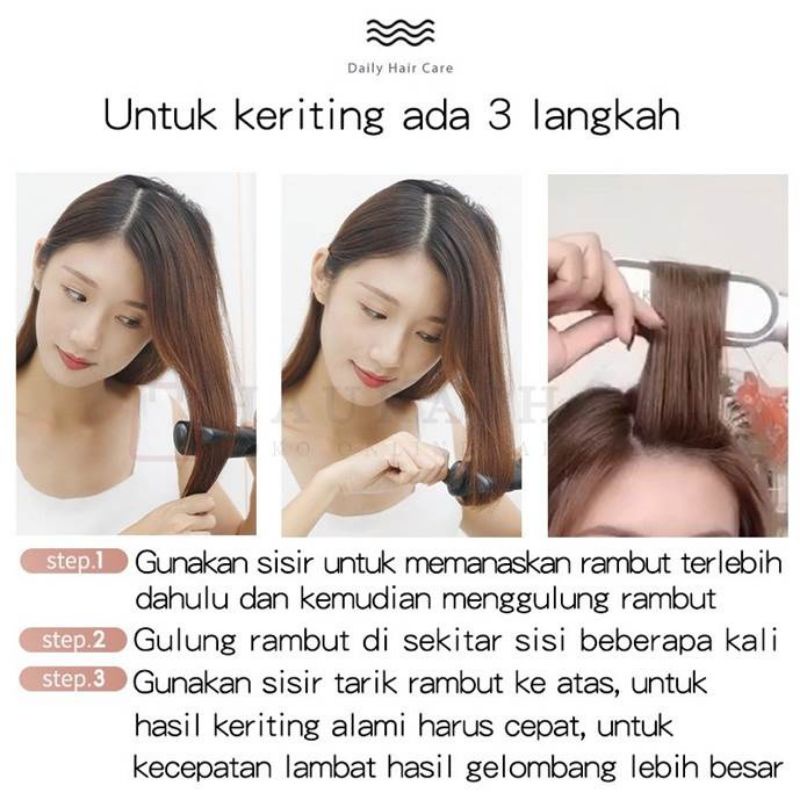 Catokan Rambut  / Catok Sisir Pelurus Rambut New Fast Hair Staightener