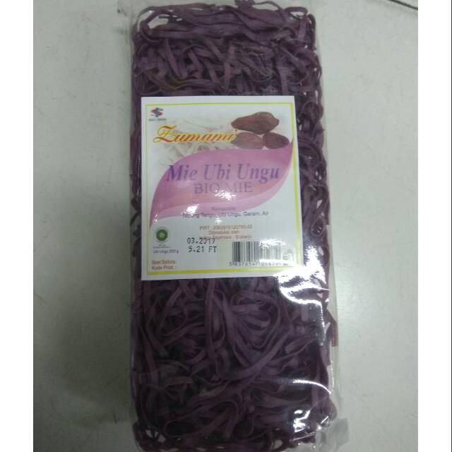 

Mie organik rasa ubi ungu isi 200gr