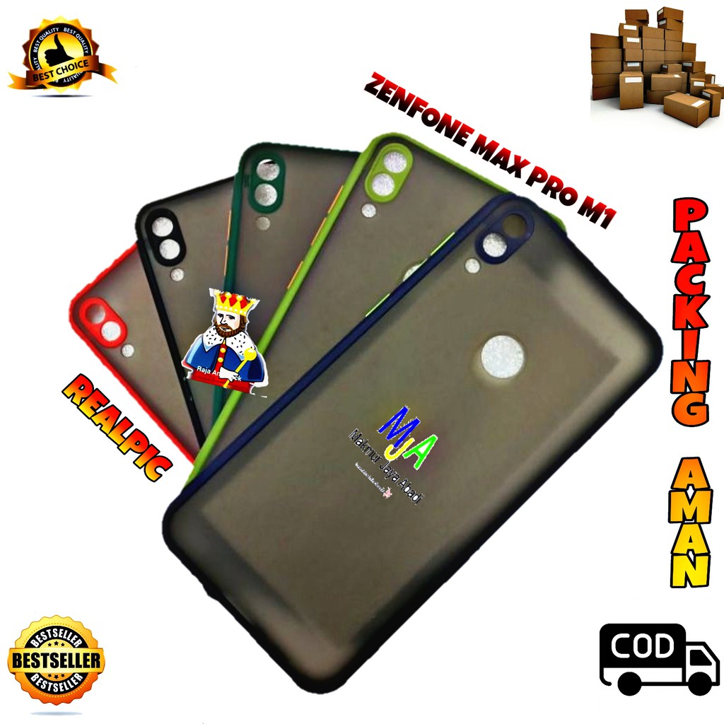 SOFTCASE ASUS ZENFONE MAX PRO M1 - CASE MATTE FULL COLOUR MY CHOICE BUMPER CASE PELINDUNG KAMERA