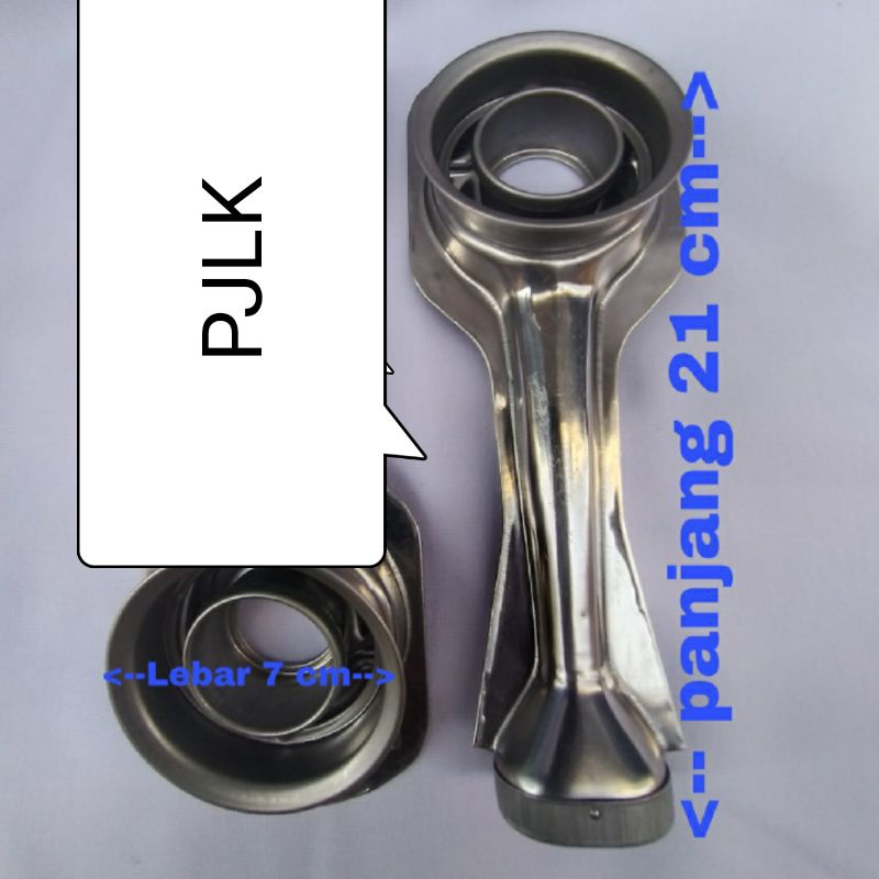 TUNGKU BURNER  , 7 CM  , Cerobong rinnai 522 SET , Kompor  , rinnai panjang dan burner -