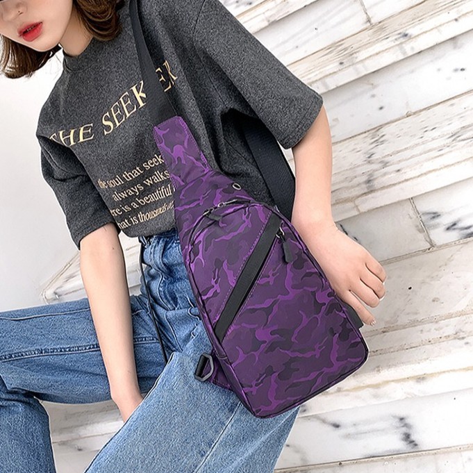 SEPADOO Tas Selempang Pria Waist Bag Motif Korea Style High Quality