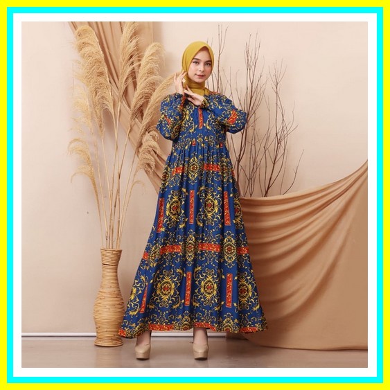 Gamis Cewek Terbaru 2022 Baju Gamis Long Tunik Remaja Wanita Modern Kekinian Polos Kualitas Premium 