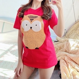 Baju Atasan Wanita - OWL COLLECTION-OWL GENDUT-MARRON