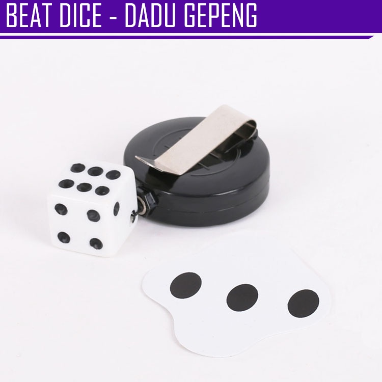 Alat Sulap Mainan Beat Dice Dadu Gepeng