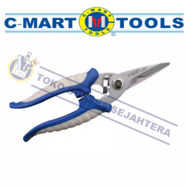 C-MART Gunting Baja Ringan Seng Multiguna Multifungsi Serbaguna 8”  8 inch Cmart C-Mart ORIGINAL