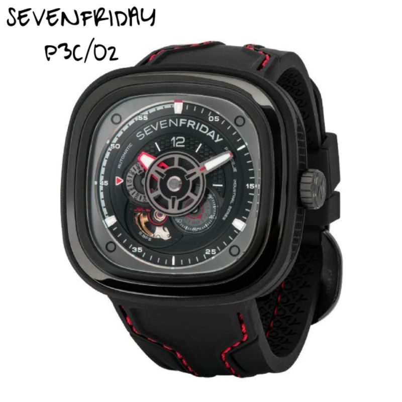 Jam tangan SEVENFRIDAYY SF P3C/02 automatic, mesin Miyota Japan, NFC aktif Fullset