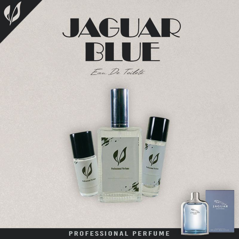 PARFUM REFILL JAGUAR BLUE  TAHAN LAMA