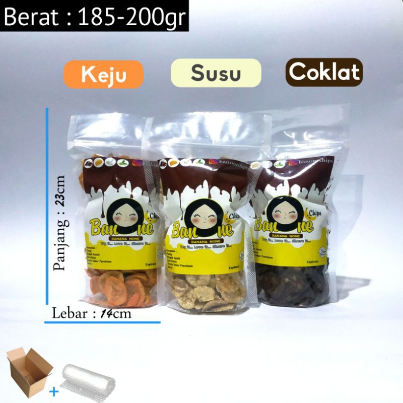 

Keripik Pisang 200gr/ Banana Chips/ Snack / cemilan / Cemilan murah / keripik pisang coklat/ keripik