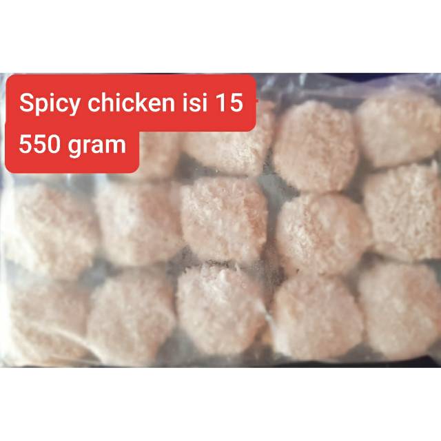

Spicy chicken isi 15pcs