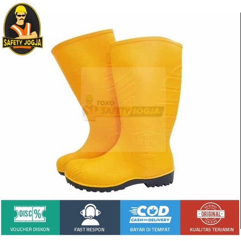 SEPATU SAFETY BOOTS SNI PROYEK STRENGTH UJUNG BESI STEEL TOE